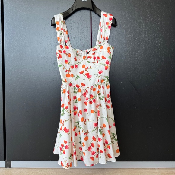 Floral Print Bardot Dress - Picture 1 of 5